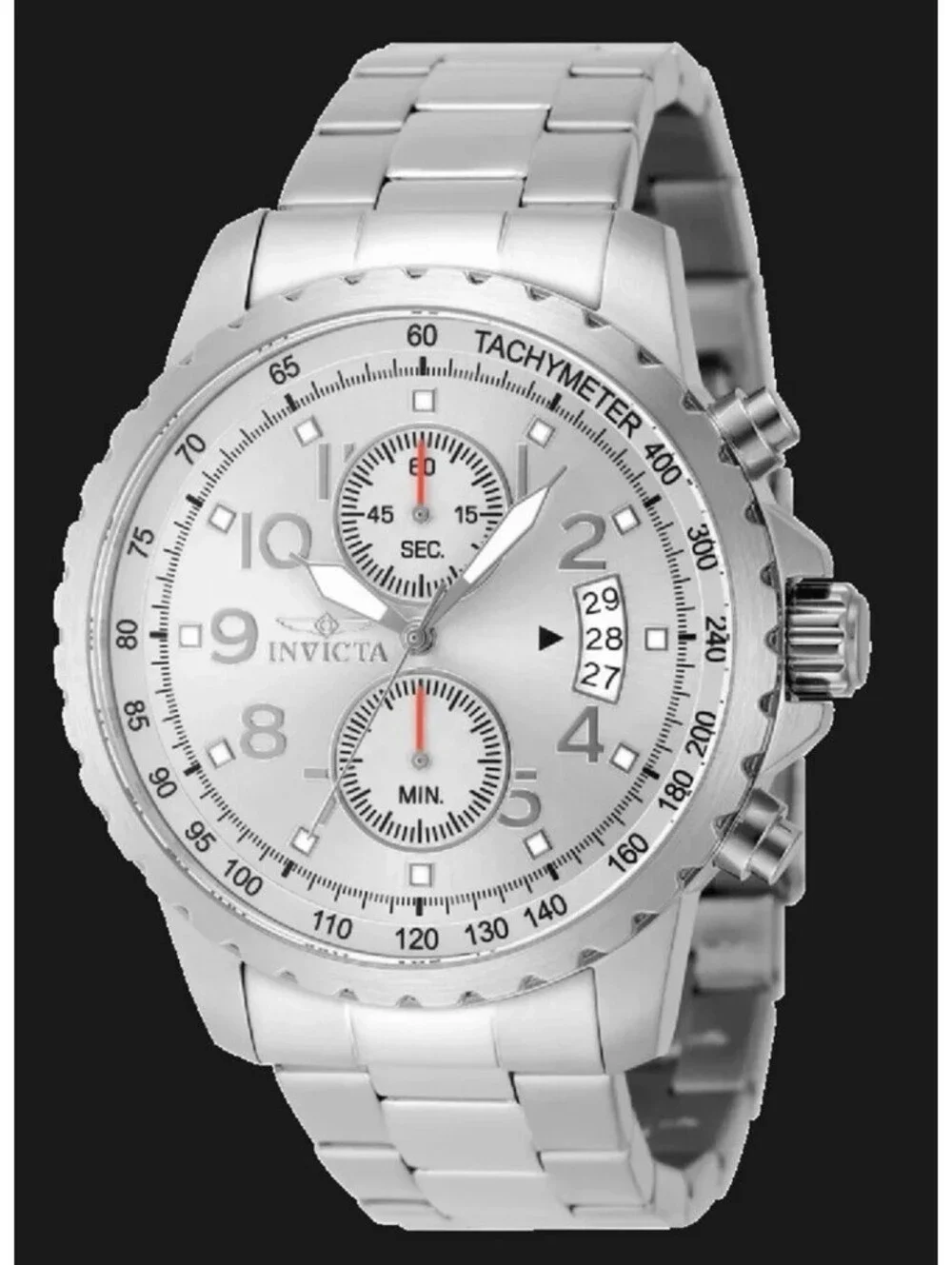 Invicta Specialty Men's Watch - 47mm 69791 Stainless W/Silver Dial New